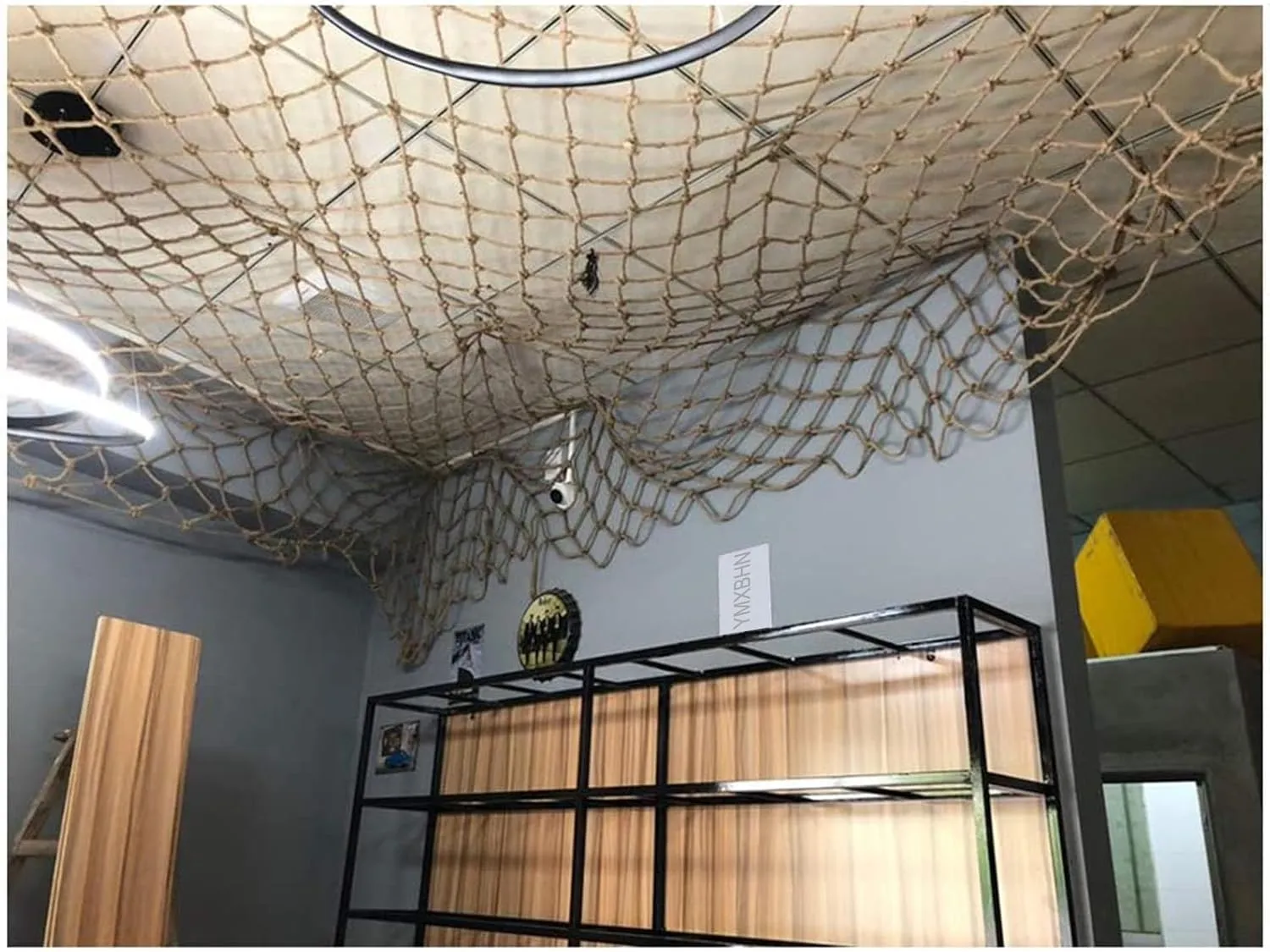Safety Net Rope, Rope Climbing Net Heavy Duty Net, Fence Stairs Balcony Railings Garden Playground Protection Playground Play Safety Net Outdoor Climbing Cargo Net(Size:1Mx2M(3.3FTx6.6FT))