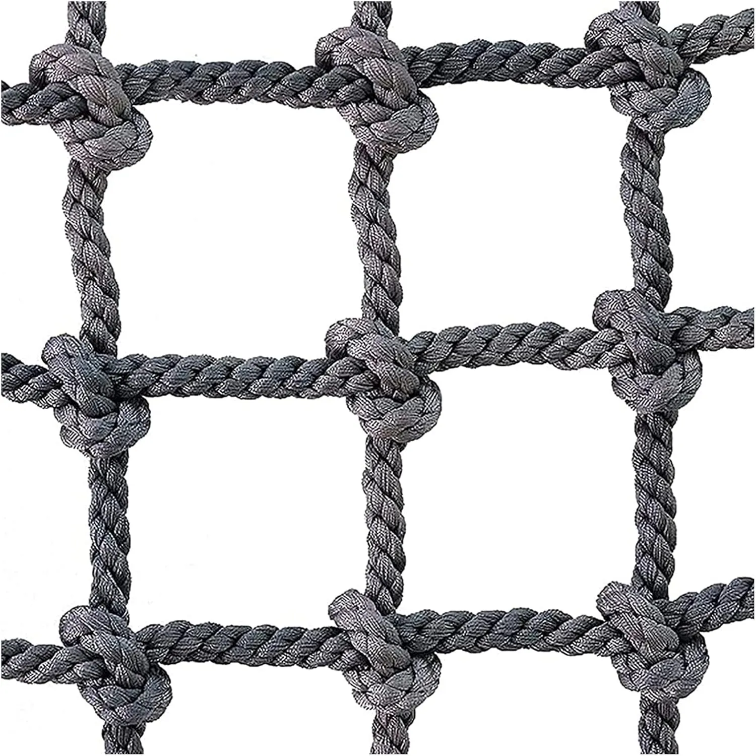 Safety Net Rope, Rope Climbing Net Heavy Duty Net, Fence Stairs Balcony Railings Garden Playground Protection Playground Play Safety Net Outdoor Climbing Cargo Net(Size:1Mx2M(3.3FTx6.6FT))