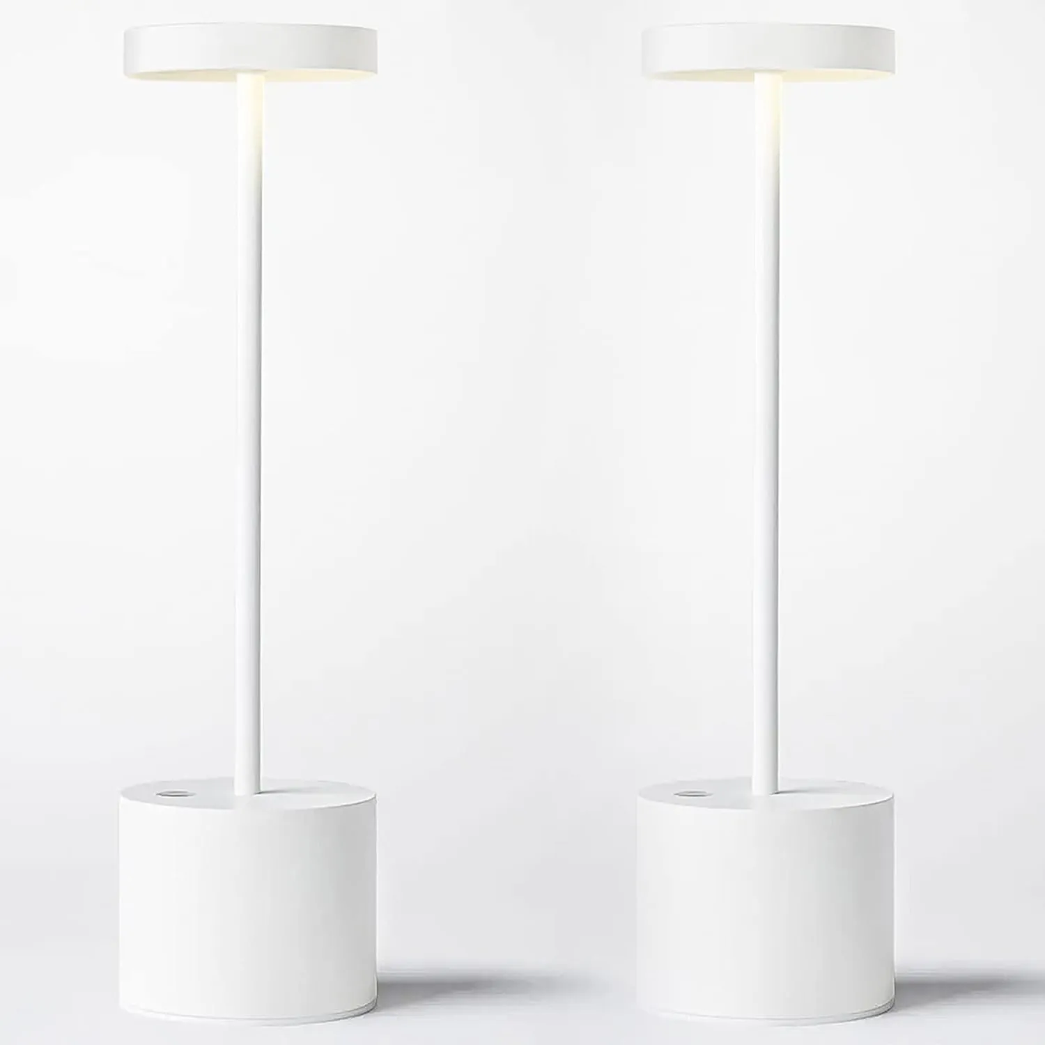 SAKRINGT 2 Pack Cordless Table Lamp Rechargeable,5000mAh Battery Operated Portable LED Table Light,Dimming Desk Lamp for Patio/Restaurant/Outdoor