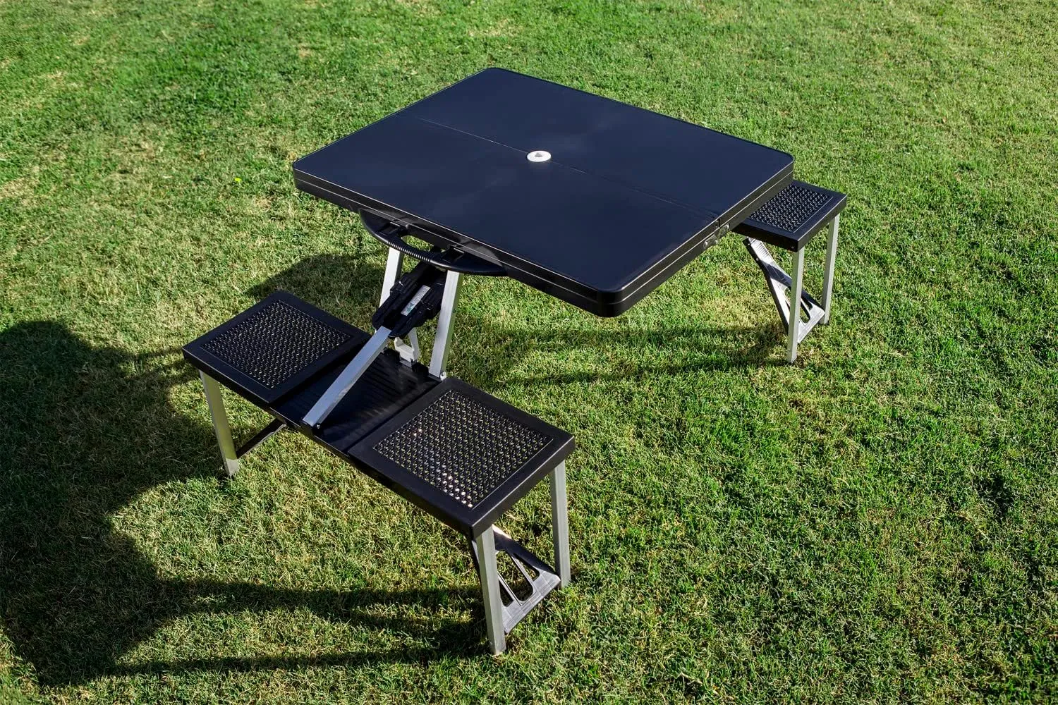 San Francisco 49ers Picnic Table - Black