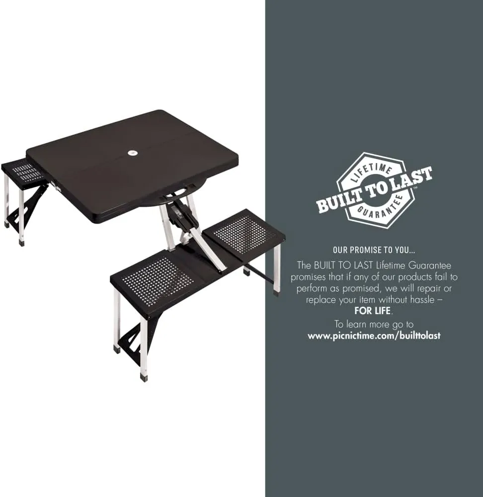 San Francisco 49ers Picnic Table - Black