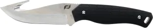 Schrade Delta Class Exertion Gut Hook Fixed Blade 8.5in with 4in AUS-10 Steel Blade and Non-Slip Grip for Hunting