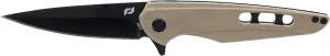 Schrade Delta Class Kinetic Folder Tan 7.38in with 3.5in AUS-8 Steel Blade and G10 Handle for EDC
