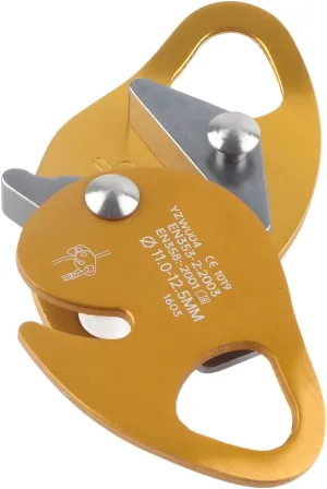 Self Braking Stop Descender, 15KN Equipment, Grab Fall Lanyards for 11‑12.5mm Clamp Rescue Rappel Gear with Superior Material Construction for Smooth Descent Control
