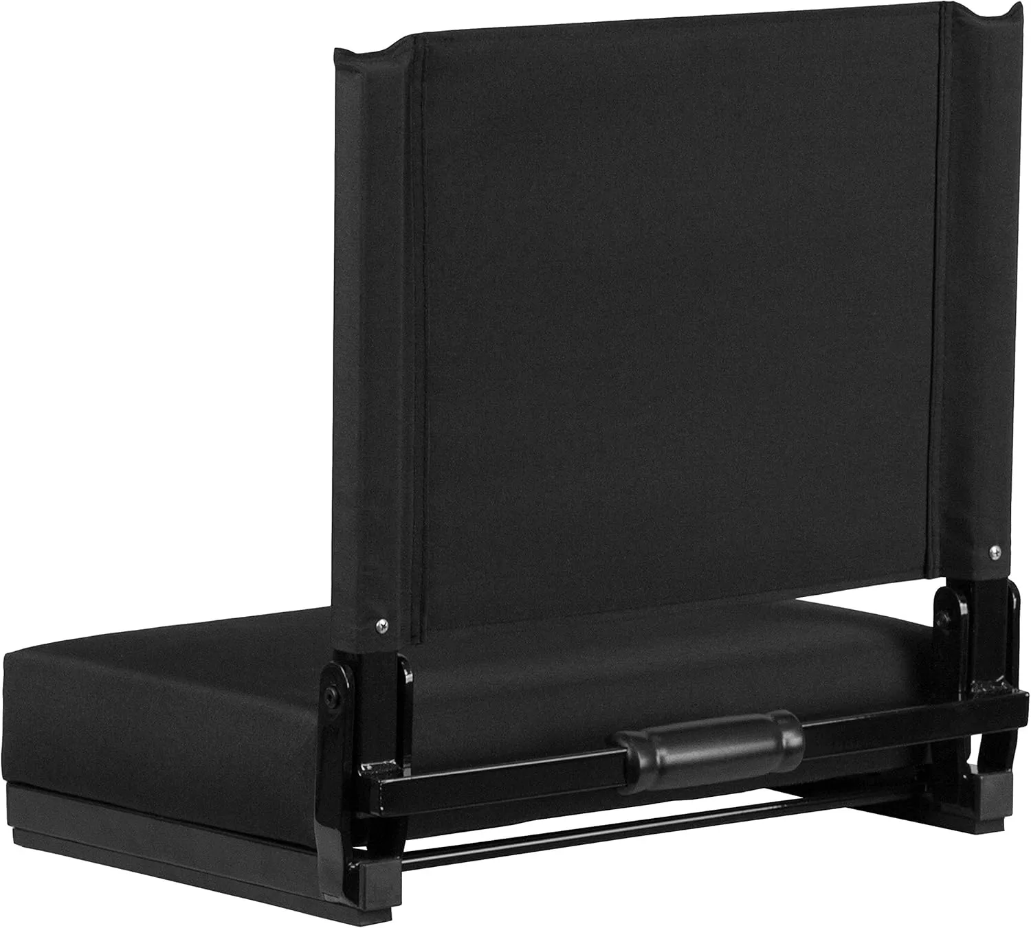 Set of 2 500 lb. Rated Lightweight Stadium Chair with Ultra-Padded Seat