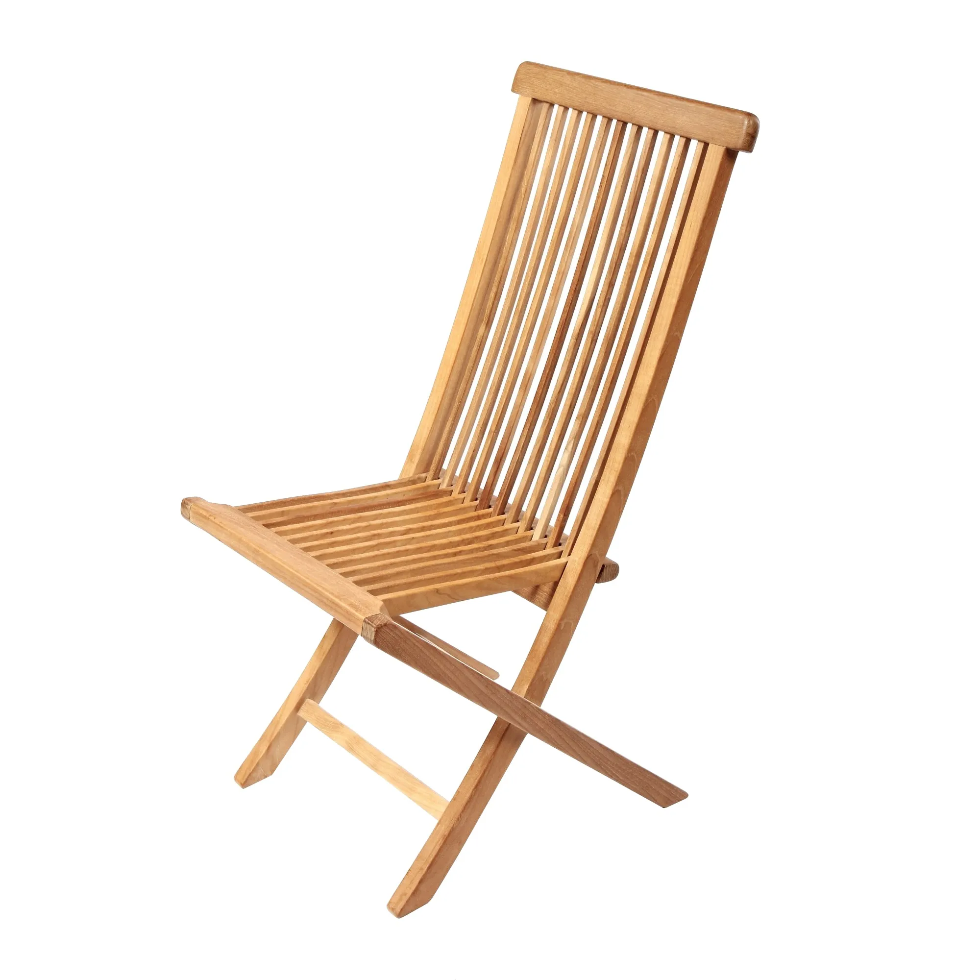 SET568-533 - Asia teak folding table - Rectangular 35" with 2 Klip Klap folding chairs