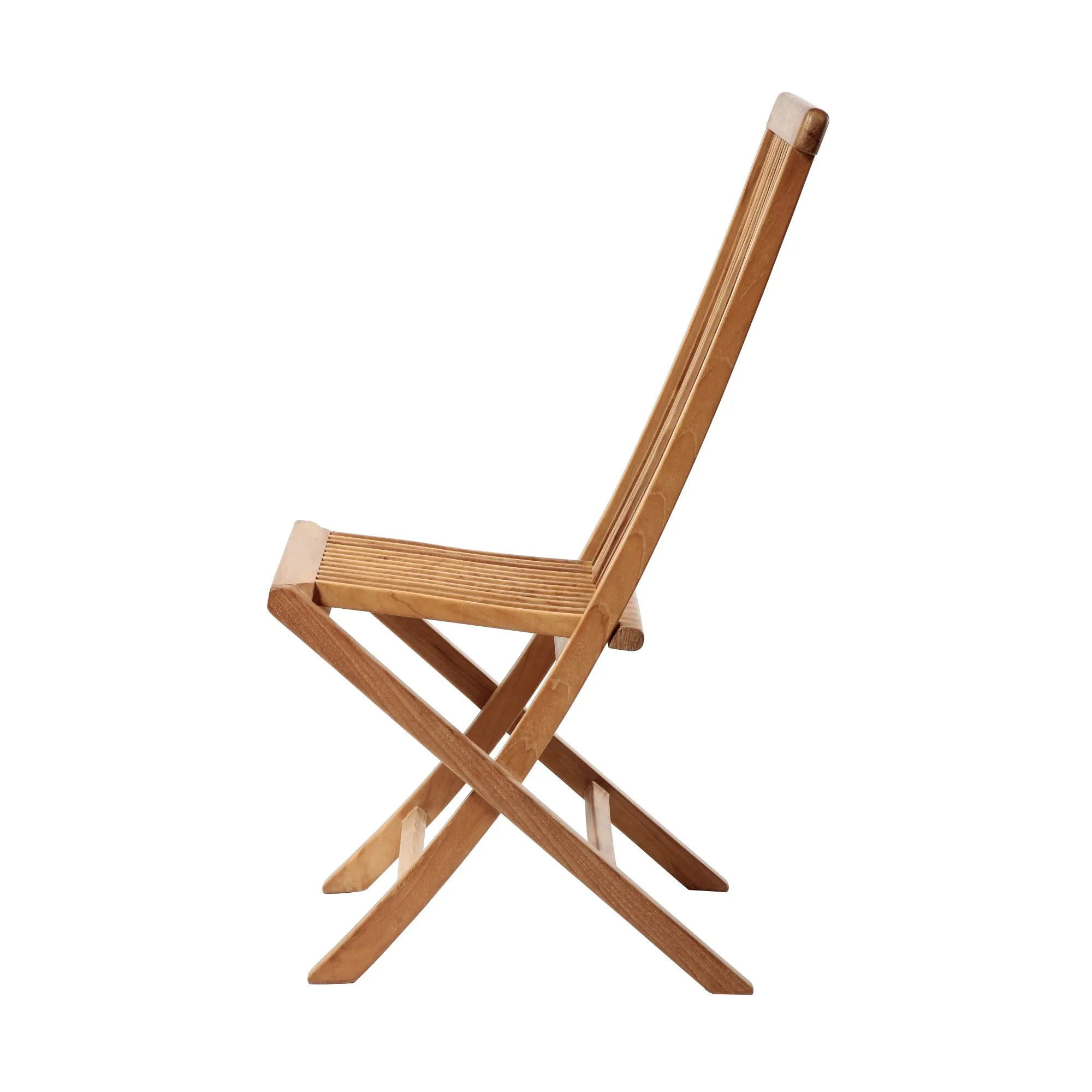 SET568-533 - Asia teak folding table - Rectangular 35" with 2 Klip Klap folding chairs