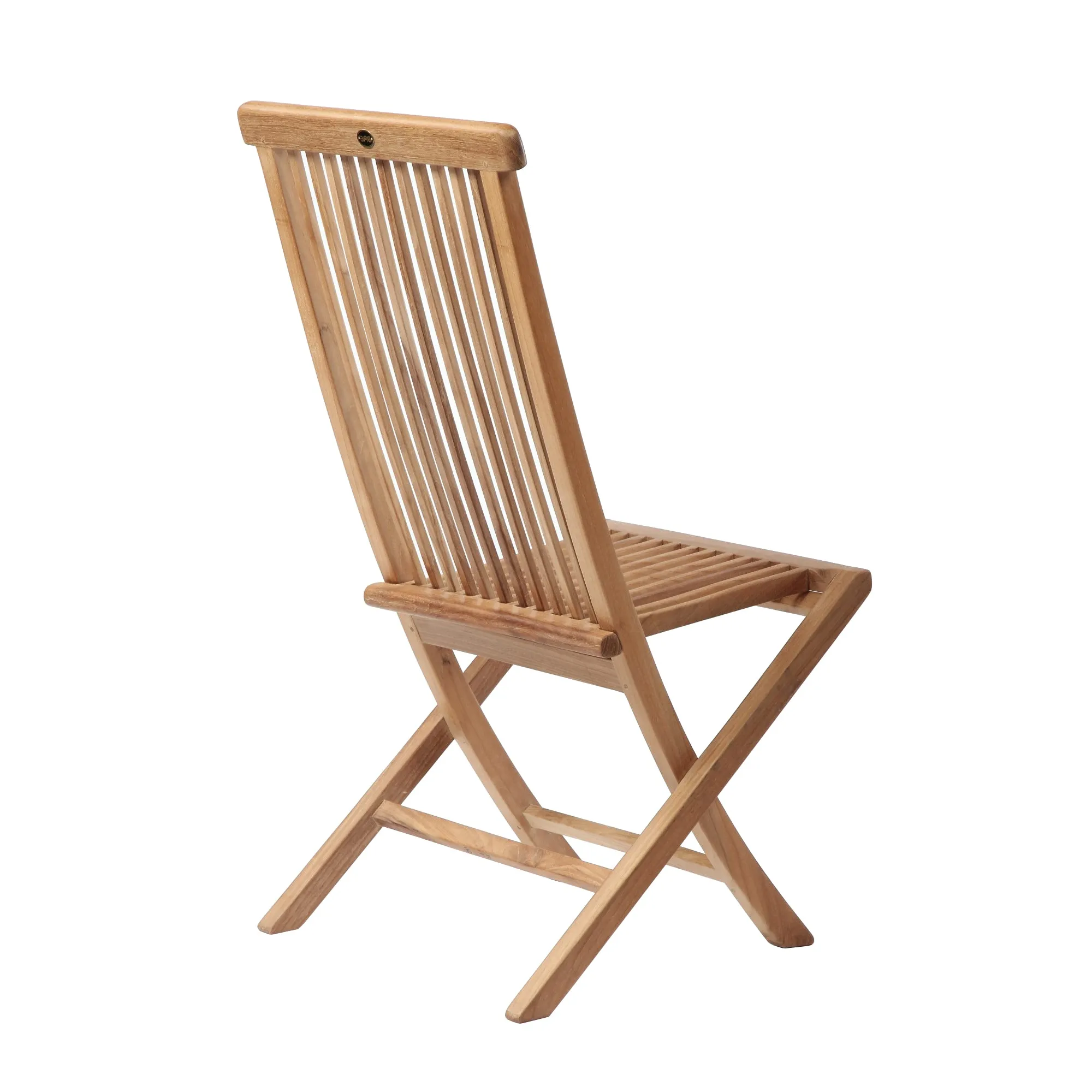 SET568-533 - Asia teak folding table - Rectangular 35" with 2 Klip Klap folding chairs