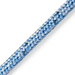 SGT KNOTS Marlow Blue Ocean Double Braid Utility Cord - General Purpose Rope for Sailing, Tactical, Hunting, Camping, Hiking, Marine - 10mm x 100ft - Blue