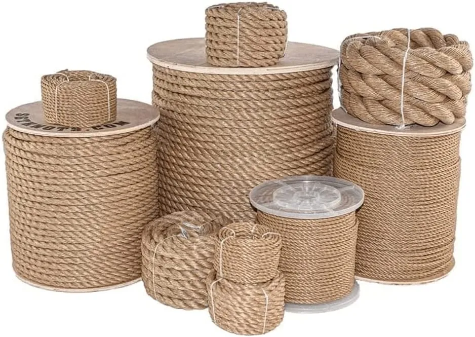 SGT KNOTS Twisted ProManila Rope - UnManila, Twisted 3 Strand Outdoor Rope, Lightweight Synthetic Rope for DIY Projects, Marine, Commercial (1.5" x 10ft)