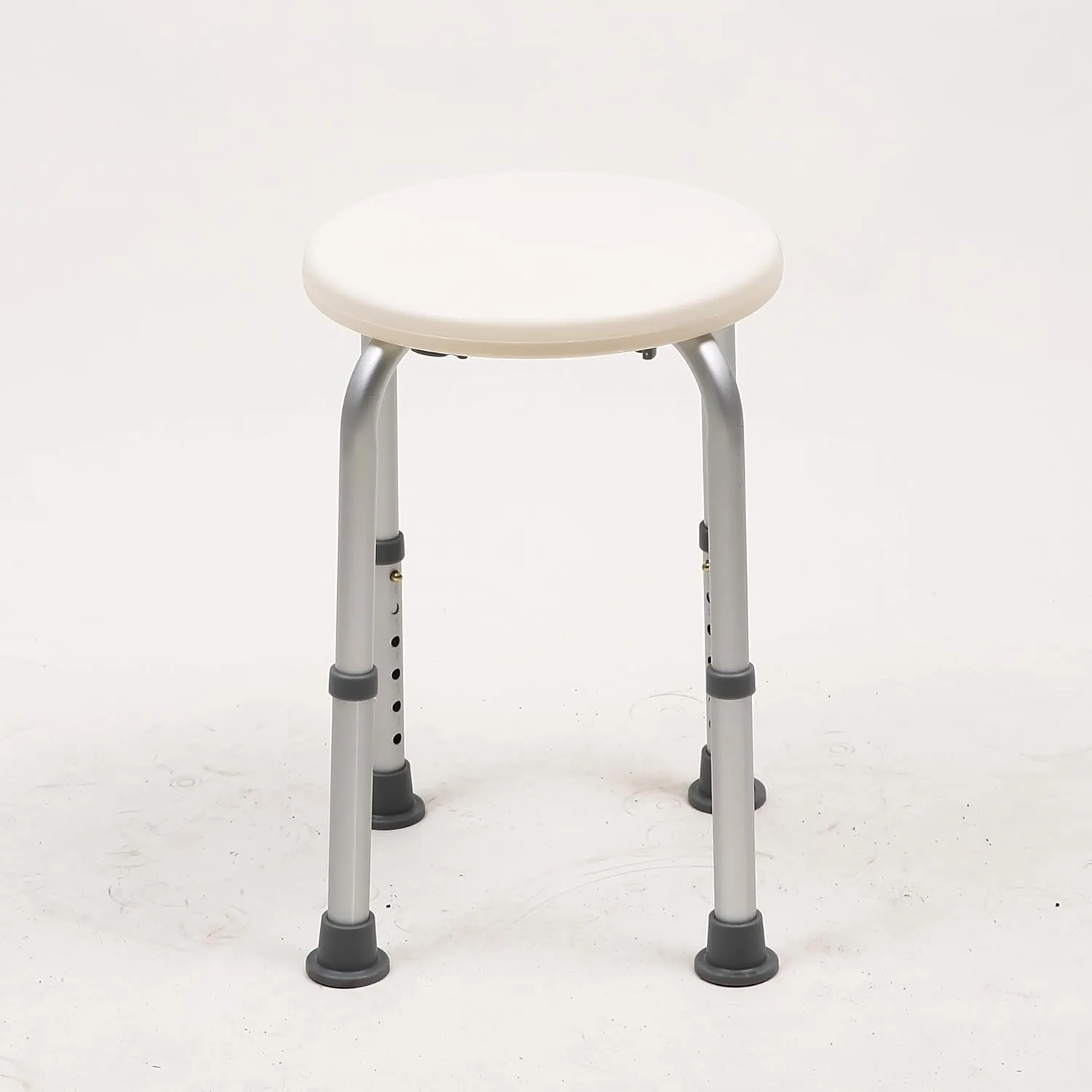 Shower Chair for Inside Shower, Adjustable Lightweight Aluminum Shower Bench, Tool-Free Assembly Shower Stool, Shower Seat for Elderly and Disabled