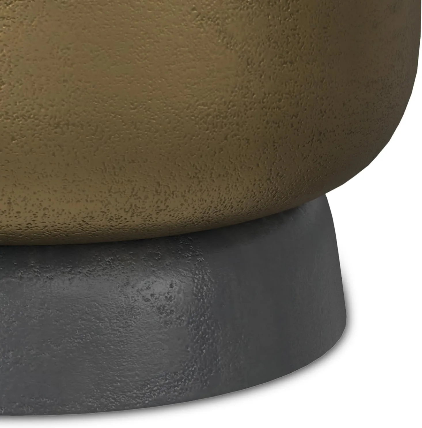 SIMPLIHOME Cody Metal Side Table in Antique Brass/Bronze, 16-inch Round, 18-inch Tall, Cast Aluminum Accent Table for Living Room, Bedroom, Office