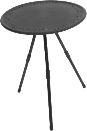 Small Foldable Round Table for Camping Portable Outdoor Table 2 Heights for Tailgating Beach