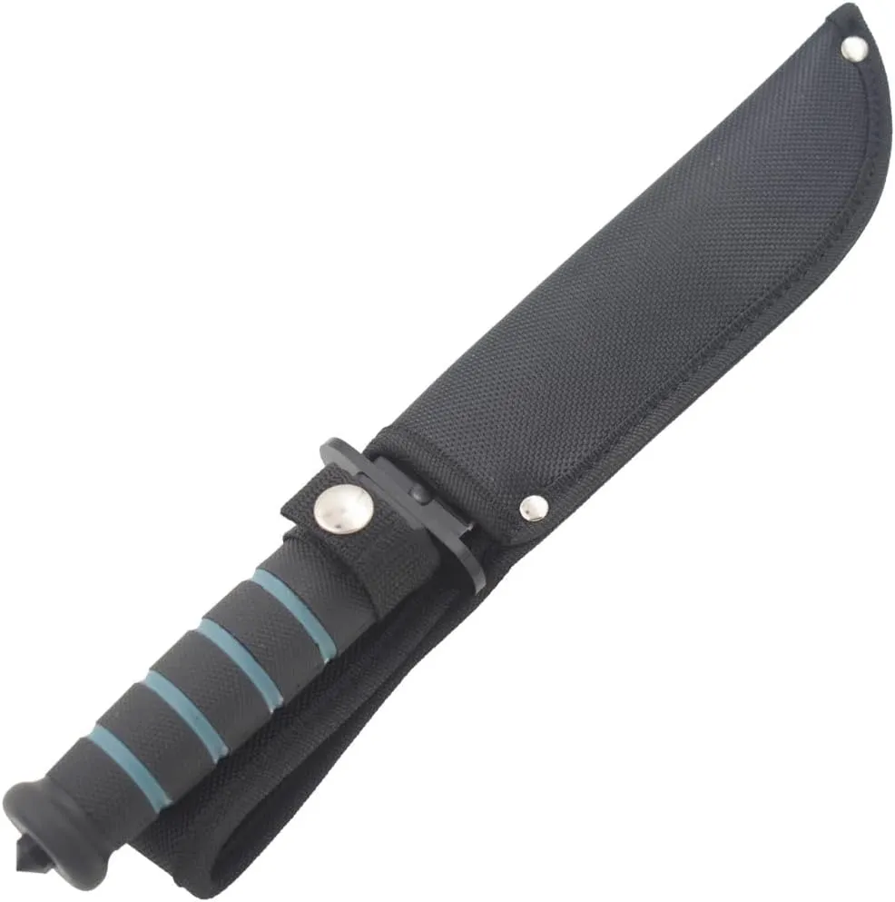 Snake Eye Tactical 12-Inches Heavy-Duty Fixed Blade-Hunting-Outdoor Survival-Knife (Black-Tanto)