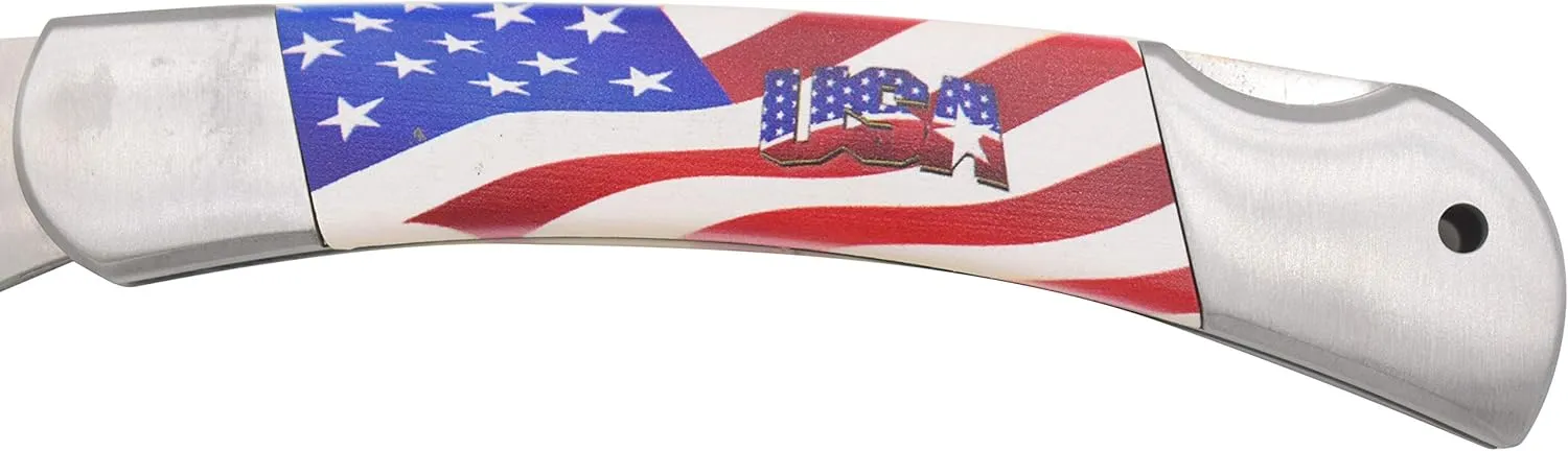 Snake Eye Tactical Lock Back Beautifully Designed Handle Collector Folding Pocket Knife (USA)
