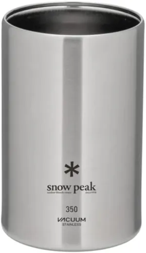 Snow Peak Shimo Can Cooler Vacuum-Insulated to Keep Canned Beverages Cold