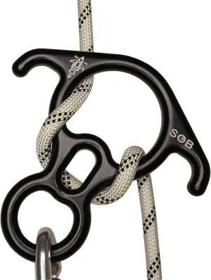 SOB Rescue Figure 8 Descender Belaying Belay Device Rock Climbing Rappelling Gear Aluminum Magnesium Alloy for Climbing,High Rescue,Mountaineering