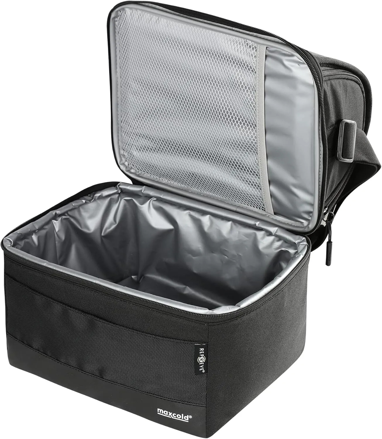 Soft Cooler Gripper Evergreen Eco Lunch Bag, 16-Can Dual Compartment Lunch Cooler, Insulated Lunch Box, Soft Sided Cooler Bag