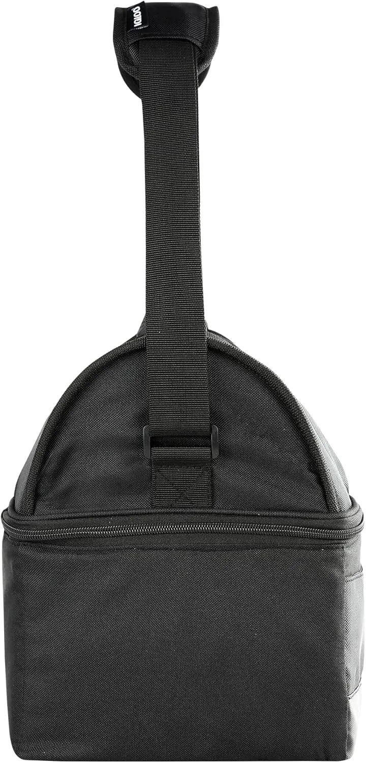 Soft Cooler Gripper Evergreen Eco Lunch Bag, 16-Can Dual Compartment Lunch Cooler, Insulated Lunch Box, Soft Sided Cooler Bag