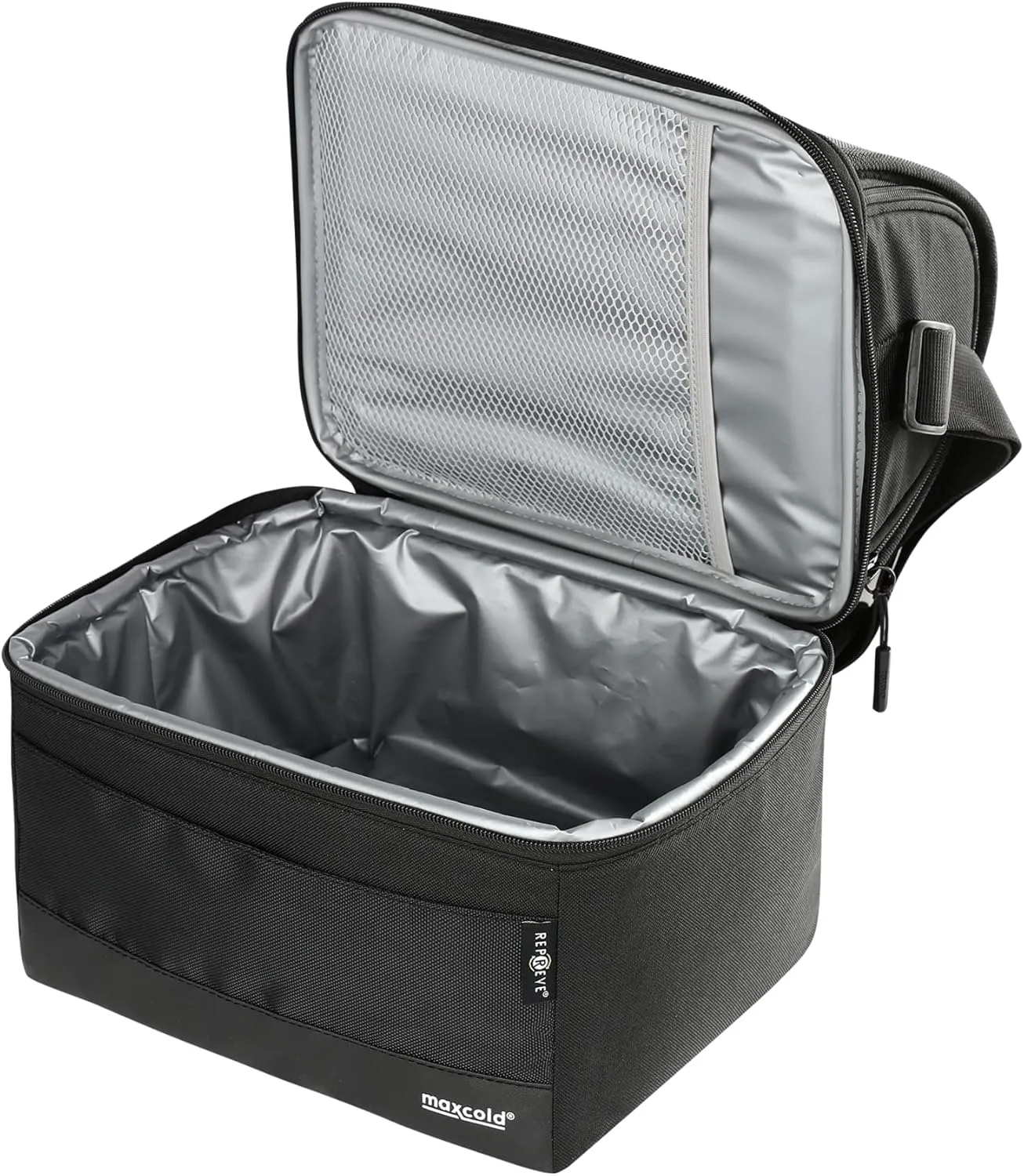 Soft Cooler Gripper Evergreen Eco Lunch Bag, 16-Can Dual Compartment Lunch Cooler, Insulated Lunch Box, Soft Sided Cooler Bag