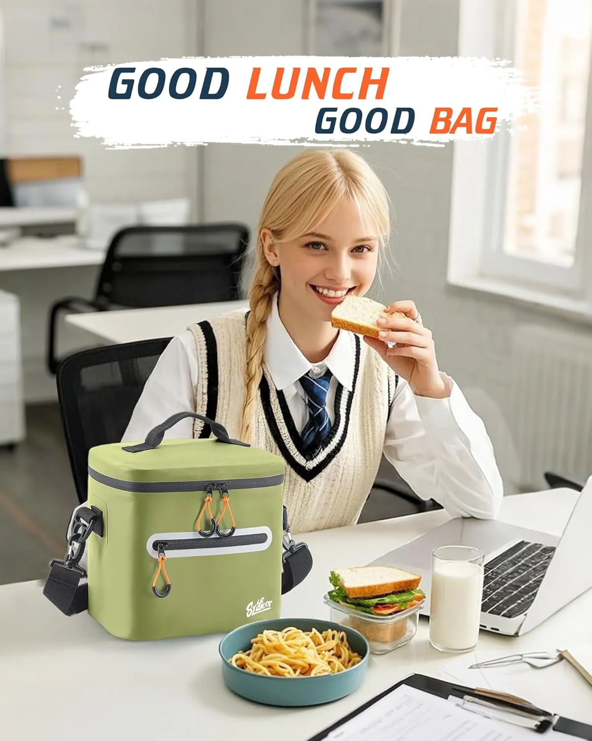 Soft-Sided Cooler Bag, 7/16/30 Can Portable Ice Chest Box, Waterproof, Leak-Proof, Insulated Cooler for Lunch, Beach, Drink, Beverage, Travel, Camping, Picnic