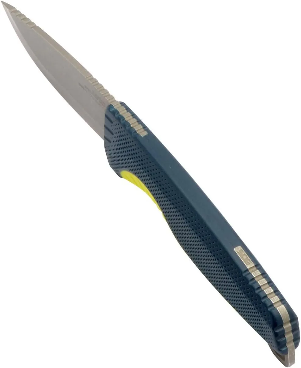 SOG Aegis FX Corrosion-Resistant Outdoor Survival Fixed Blade Knife | CRYO 4116 Krupps Steel | GRN Rubber Handle | UMS Sheath