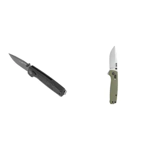 SOG Terminus XR LTE Carbon Fiber Folding Knife Bundle Hunting 2.95" High Carbon Steel EDC Folding Knife