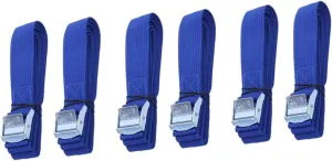 Sosoport 3sets Car Roof Rack Straps Heavy Duty Lashing Straps with Quick Release Buckles for Boat Trailer Tie Down 2pcs*3