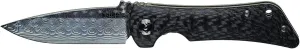Southern Grind Spider Monkey Drop Point Folding Knife with Carbon Fiber Handle