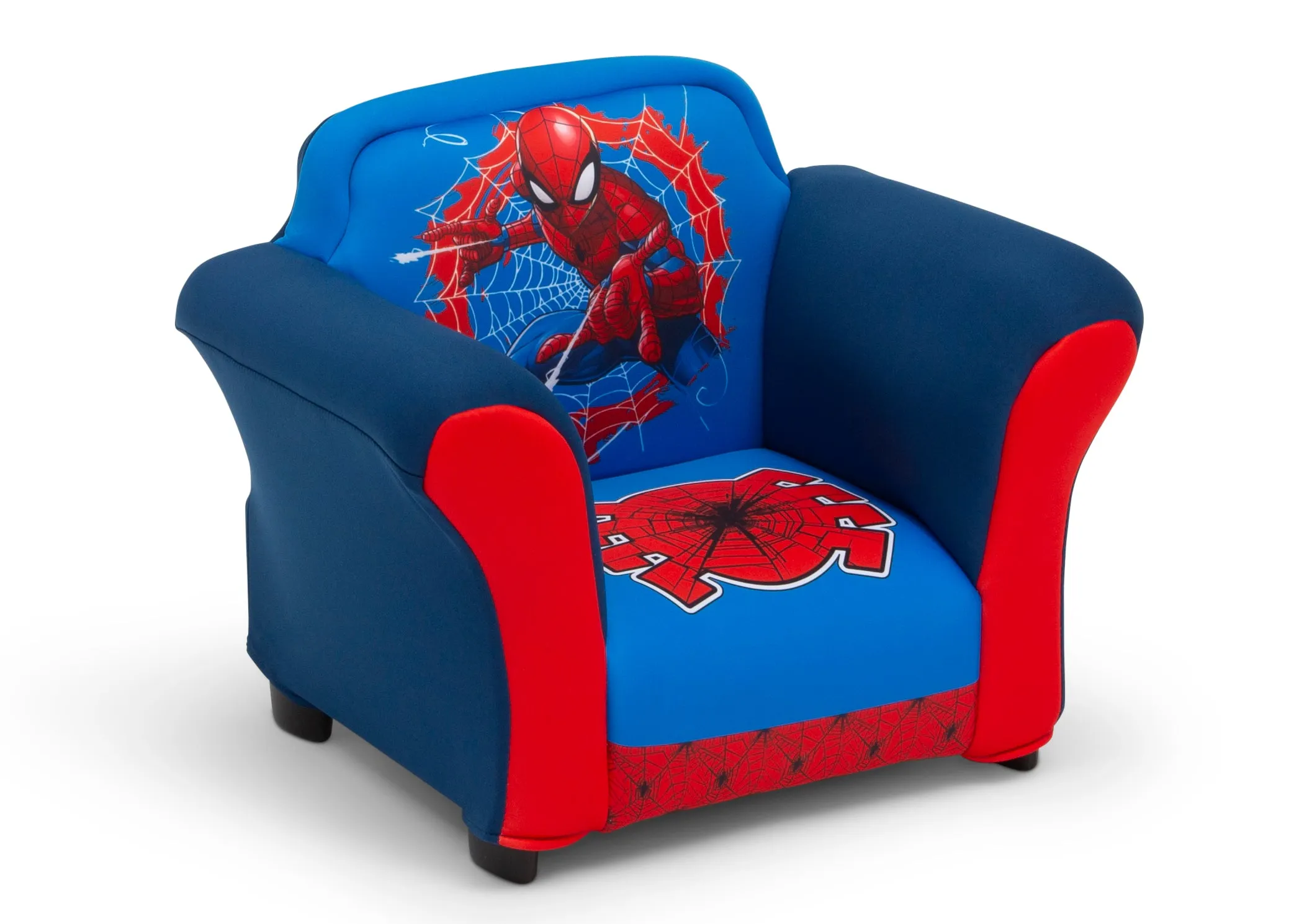 Spider-Man Upholstered Chair with Sculpted Plastic Frame