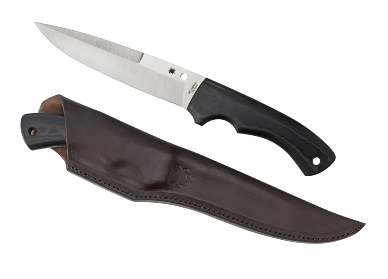 Spyderco FB39GP Sustain G-10 Black Handle PlainEdge Fixed Blade Knife