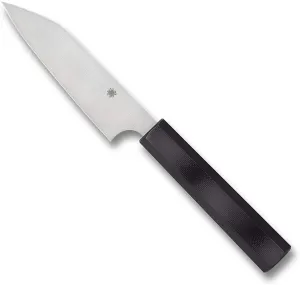 Spyderco K15GP Carter Wakiita Petty CTS BD1N Blade Black G10  Kitchen Knife