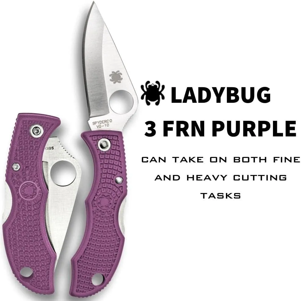 Spyderco Ladybug 3 Plain Edge Folding Knife