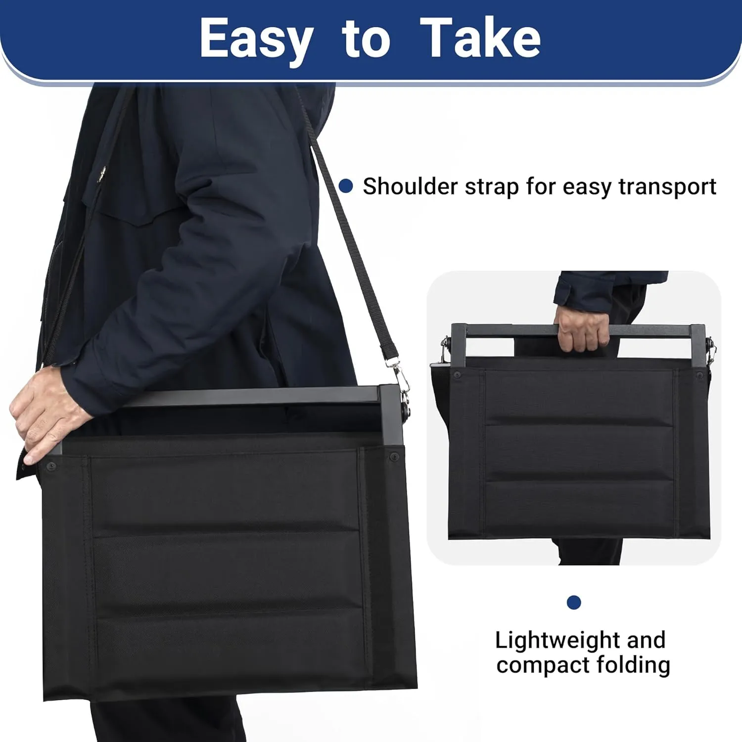 Stadium Seats for Bleachers with Back Support, Portable Bleacher Seats with Thick Padded Cushion and Shoulder Strap, Wide Stadium Seat Chair Includes Hooks, Cup Holder and Side Pocket