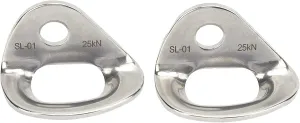 Stainless Steel Climbing Hangers with Rock Climbing Anchors Convenient for Rock Climbing Rappelling and More