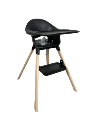 Stokke Clikk High Chair, Black Natural