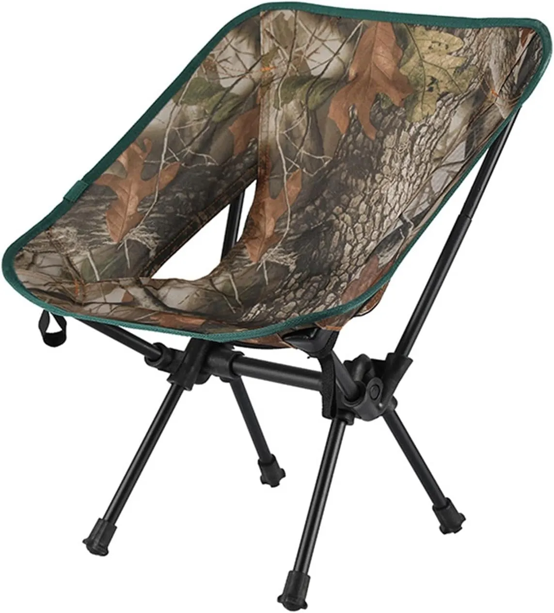 Stool Aluminum Alloy Camping Portable Beach Chair Fishing Lightweight Aluminum Alloy Outdoor Mini Folding Moon Chair