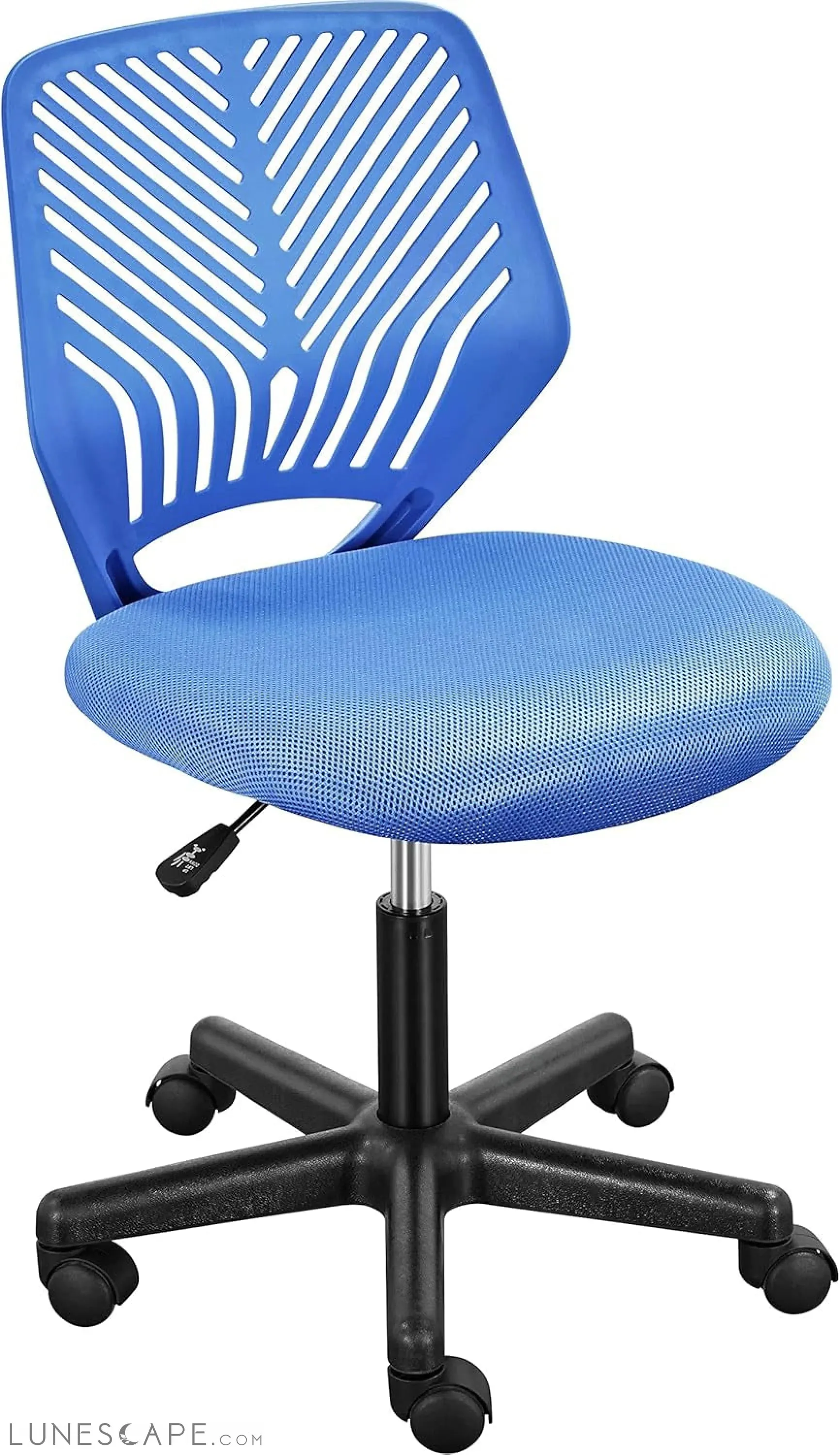 Students Desk Chair Low-Back Armless Study Chair Swivel Task Chair