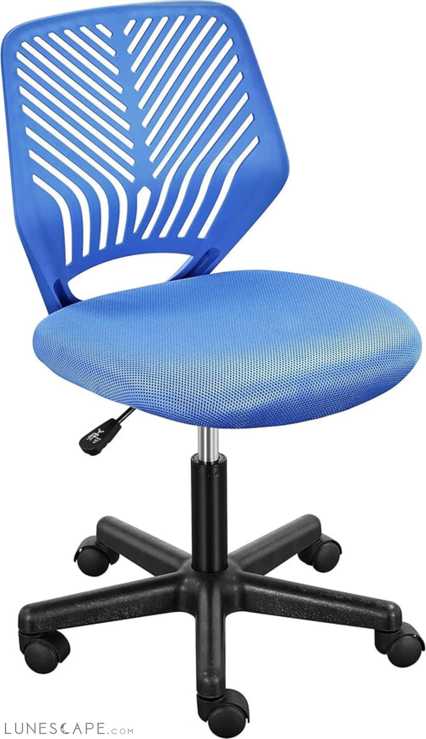 Students Desk Chair Low-Back Armless Study Chair Swivel Task Chair