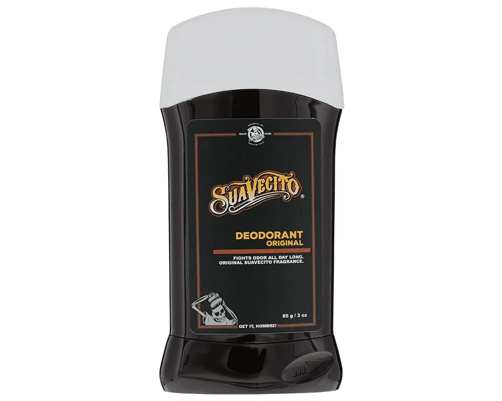 Suavecito Pomade Signature Scent Essentials Bundle: Hair Styling Pomade, Aluminum Free Deodorant, Moisturizing Body Soap