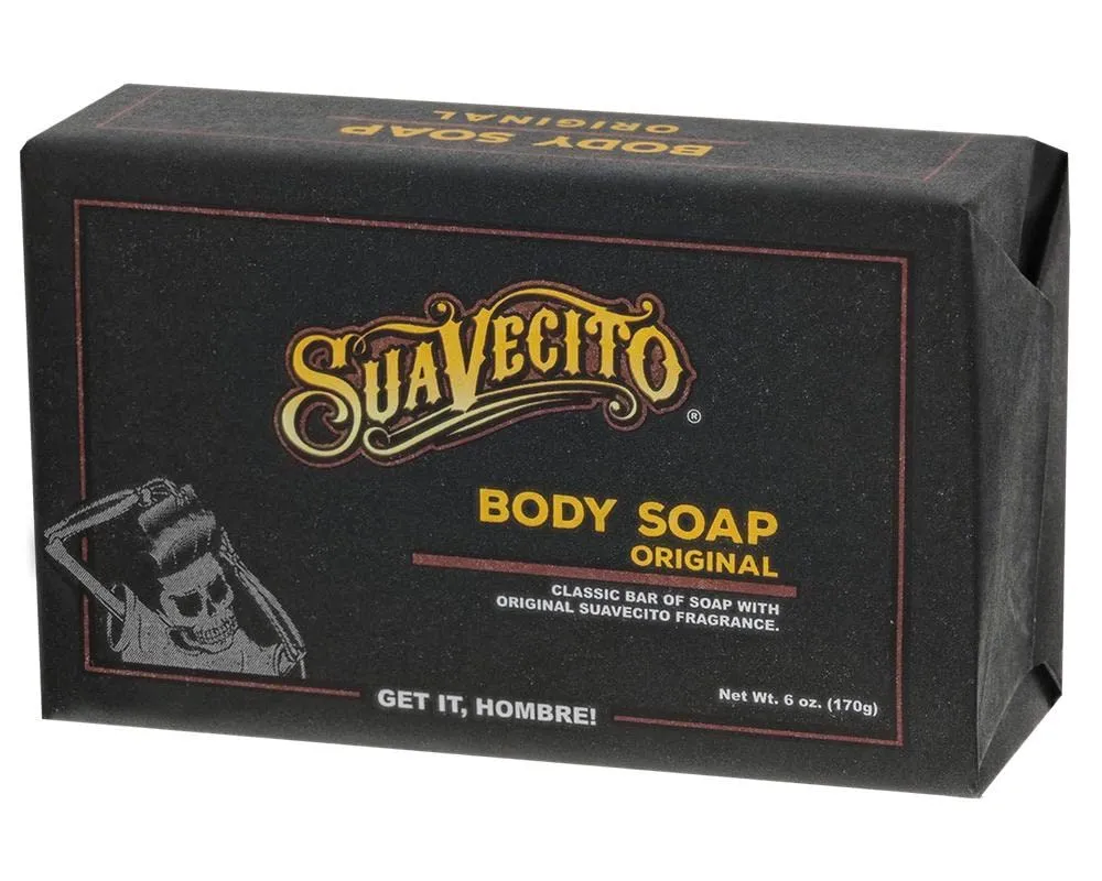 Suavecito Pomade Signature Scent Essentials Bundle: Hair Styling Pomade, Aluminum Free Deodorant, Moisturizing Body Soap