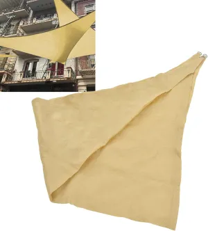 Sun Shade Sail Canopy 3x3x3 Meter Beige for Garden Pool Beach Shade Canopy Wind Sail Sunshade Sun Shade Sails Canopy for Outdoor Facility Activities