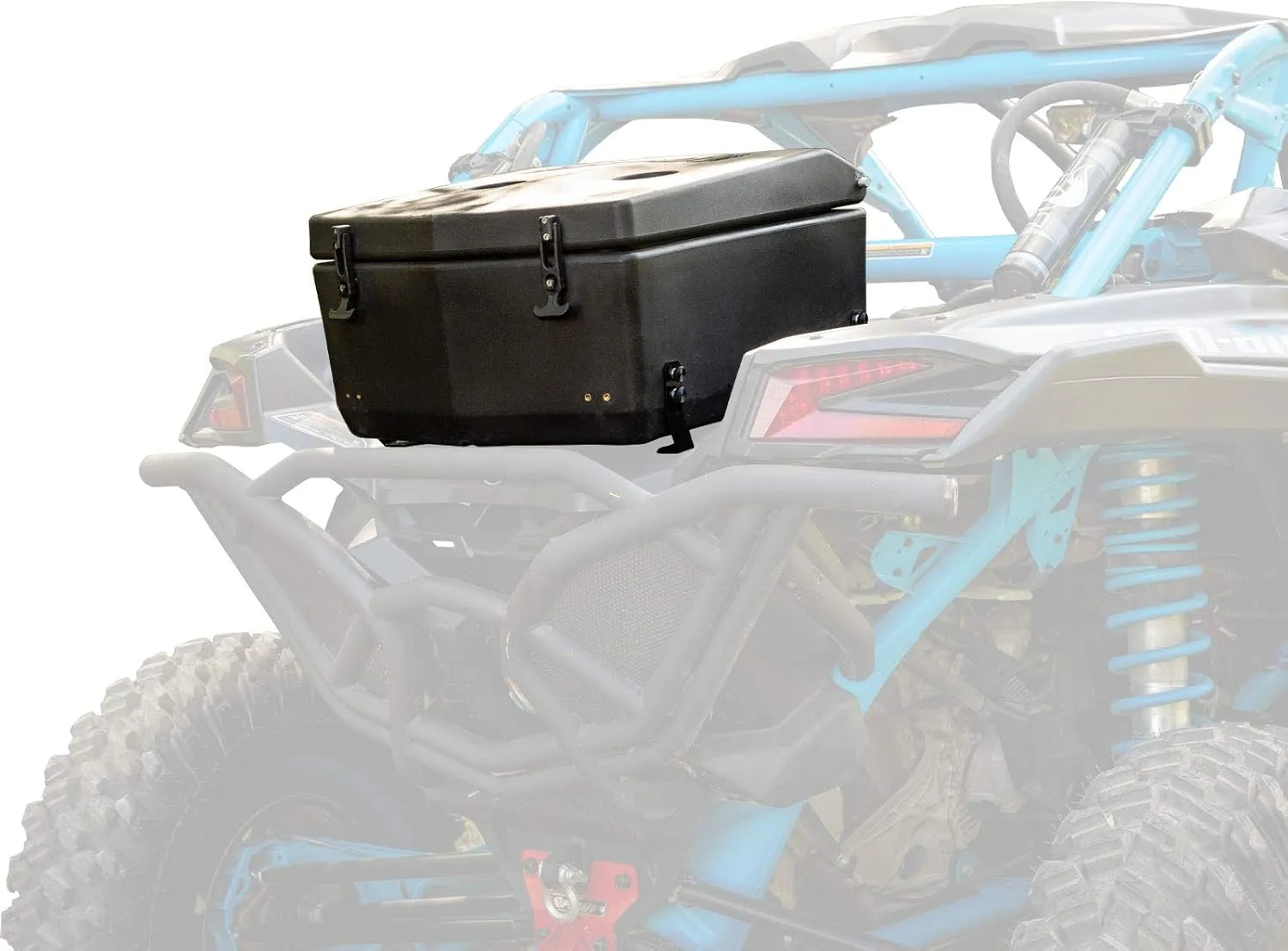 SuperATV Heavy Duty Rear Insulated Cooler/Cargo Box for 2017  Can-Am Maverick X3 | 30-Liter Capacity | 100% Fit Guarantee | Sealed Lid Keeps Drinks Cold and Accessories Dry