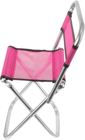 SUPVOX Folding Camp Chair Portable Lightweight Compact Stool for Adults Multi-use for Camping Fishing Beach Garden Random Color