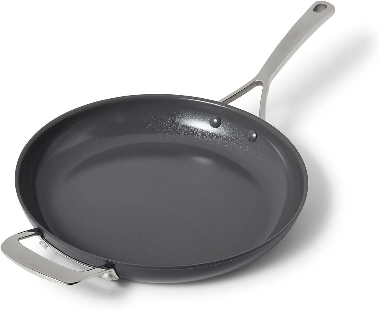 Sur La Table Classic Hard Anodized Ceramic Nonstick Skillet, 12", Aluminum