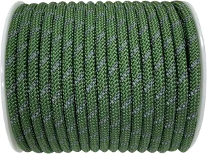Sutekus 5/16" Accessory Cord Rope High Strength Utility Paracord 8mm Reflective Paracord Hiking Fishing Packaging 130FT (Green)
