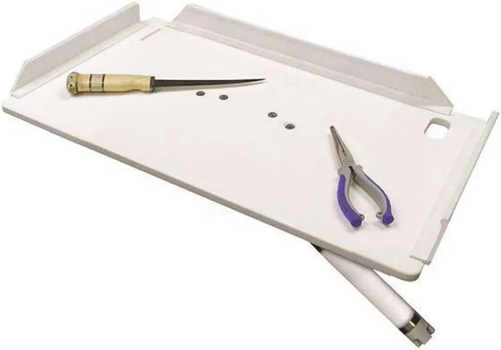 TACO Metals Taco Marine P01-2132W Adjustable Poly Filet Table - 32"