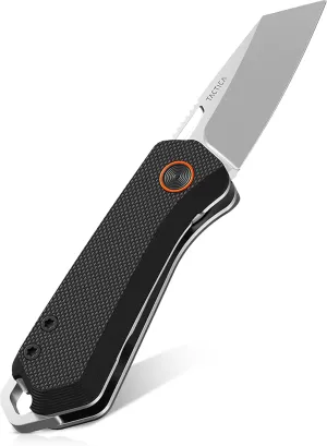 TACTICA Mini Knife for Daily Use | Stylish Folding Knife, Small But Mighty, Featuring Finger Nick Opening for Effortless Access | Compact Everyday Carry Pocket Knife
