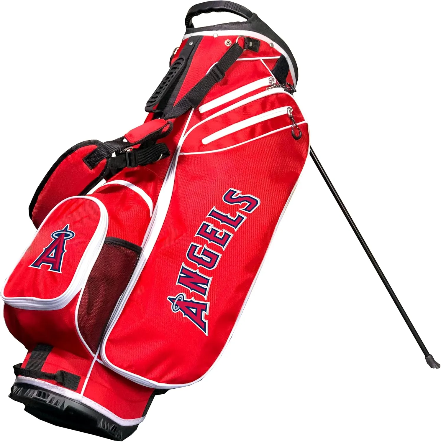 Team Golf MLB Team Golf MLB Birdie Stand Golf Bag, Lightweight, 14-Way Club Divider, Spring Action Stand, Insulated Cooler Pocket, Velcro Glove and Umbrella Holder & Padded Handles