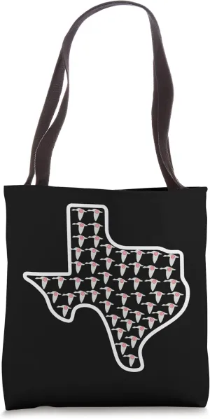 Texas Hunting Duck Hunting Texas Map for Duck Hunters Tote Bag